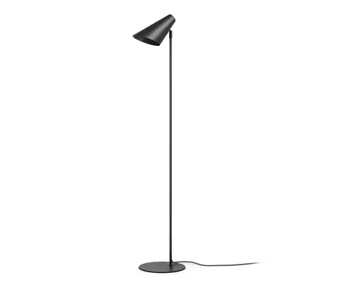 Lamps Kovová stojacia lampa »Cale«, čierna