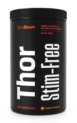 Práškové pumpy Thor Stim-Free - GymBeam 420 g Mango Maracuja