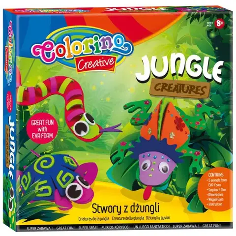 Kreatívne a výtvarné hračky PATIO - Colorino Jungle Creatures