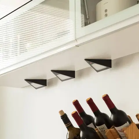 Osvetlenie kuchynskej linky PRIOS Prios Odia podhľadové LED svetlo, čierna, 3-pl.