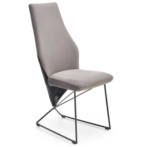 Jedálenské stoličky HALMAR K485 jedálenská stolička sivá / čierna