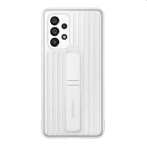 Puzdrá na mobilné telefóny Puzdro Protective Standing Cover pre Samsung Galaxy A53 5G, white EF-RA536CWEGWW
