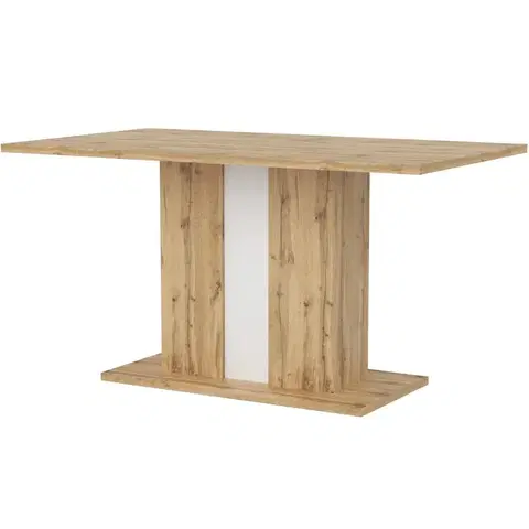 Jedálenské stoly Stôl Crosby Wotan/Biela