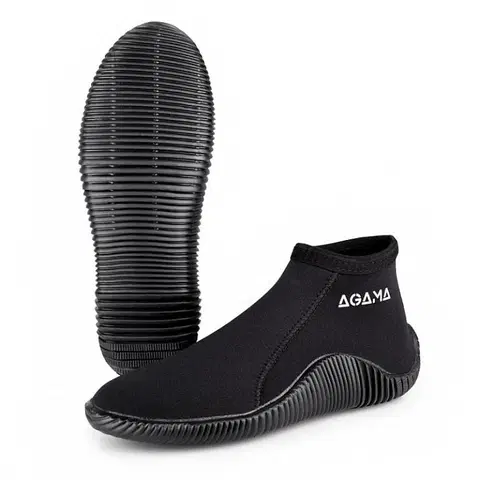 Obuv na otužovanie Neoprénové topánky Agama Rock 3,5 mm čierna - 43/44