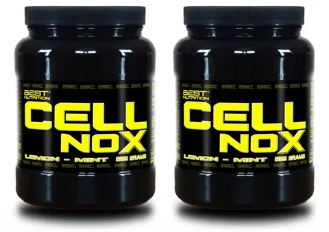 Anabolizéry a NO doplnky 1+1 Zadarmo: CellNOX Muscle Pump od Best Nutrition 625 g + 625 g Lemon-Mint