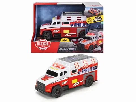 Hračky - autíčka DICKIE - AS Ambulancia 15 cm